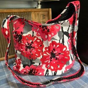 Tote/Bag/Purse - Floral/Polka Dots - Reversible - NWOT